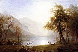 Albert Bierstadt Canvas Paintings - Valley in Kings Canyon